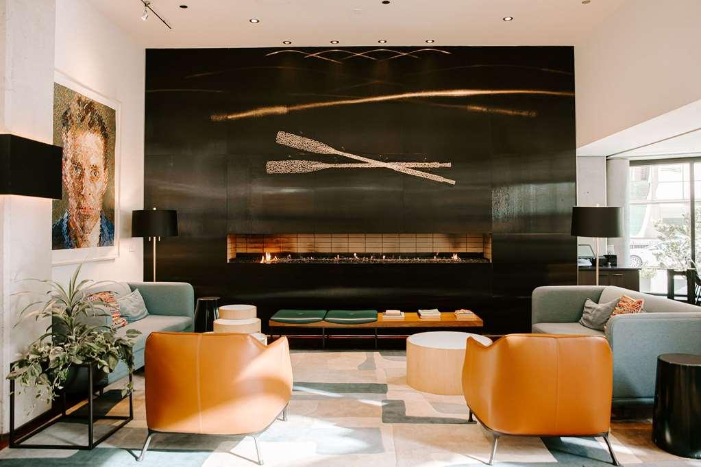 Hotel Murano Tacoma Inreriör bild The interior of the lobby at the Hotel 57