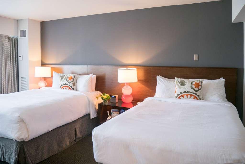 Hotel Murano Tacoma Rum bild A guest room at the Hotel Valley Ho